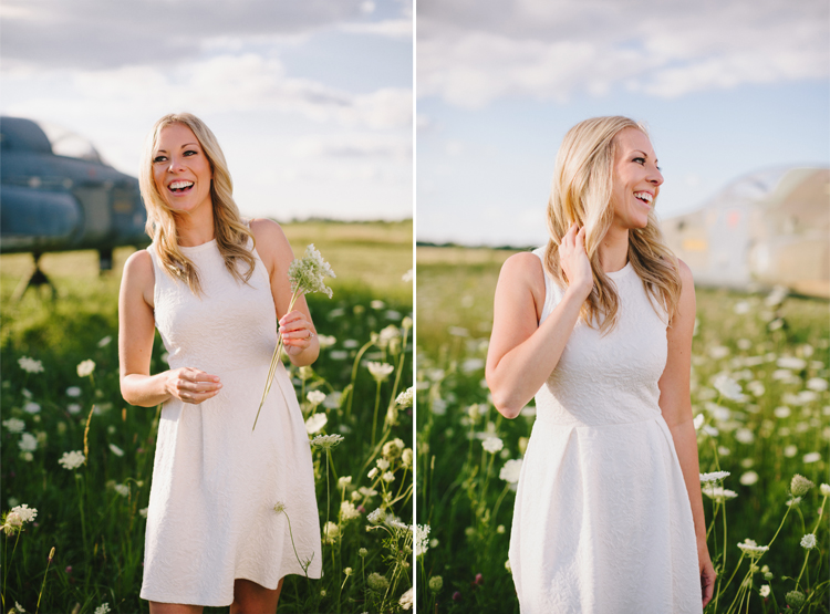 flowers in a field