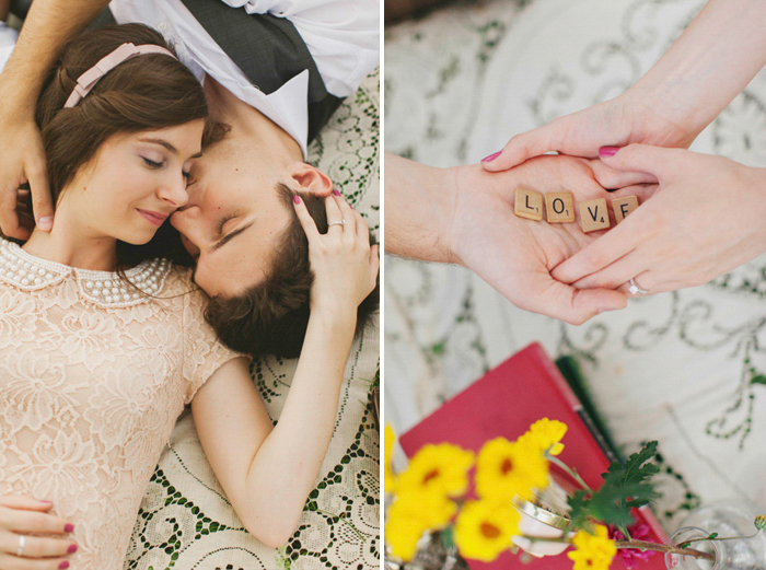 vintage inspired toronto engagement pictures