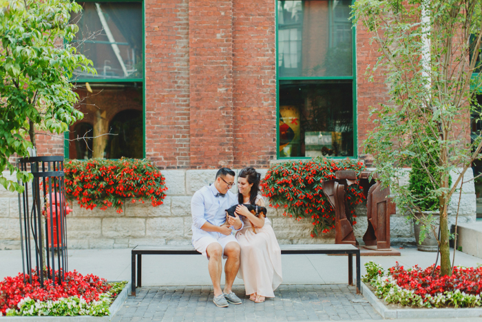 toronto engagement photos downtown distillery district-21