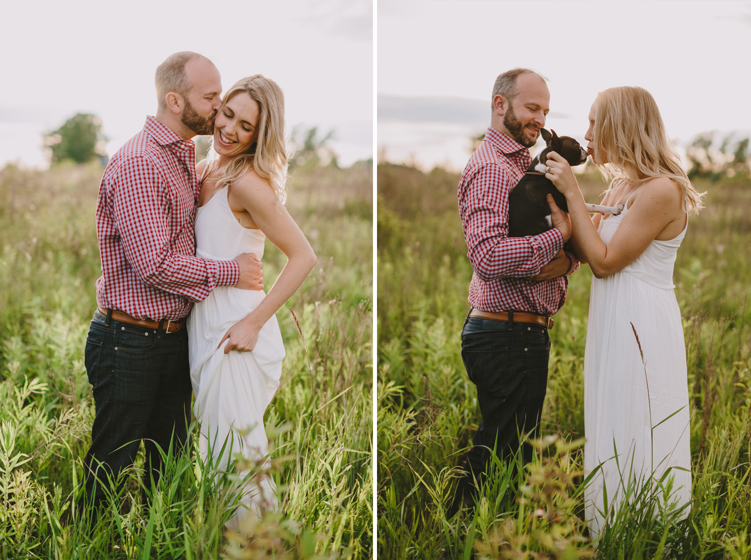 engagement session with pets